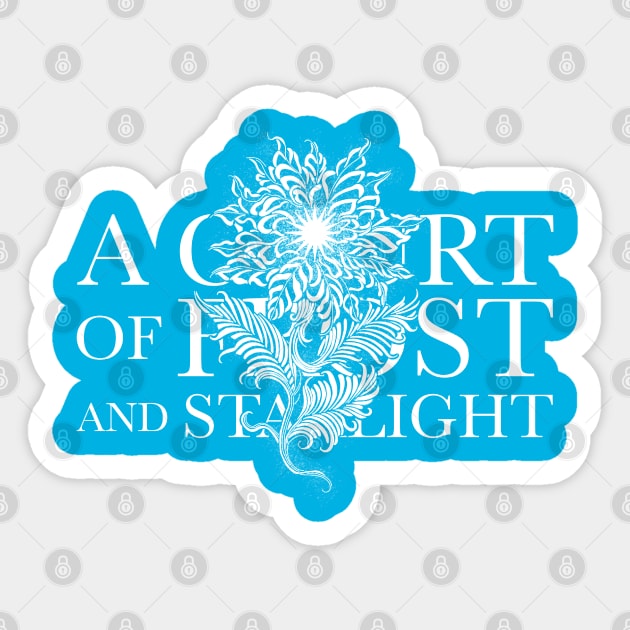 A Court of Frost and Starlight ACOTAR Book Series Fantasy Faerie Sticker by thenewkidprints